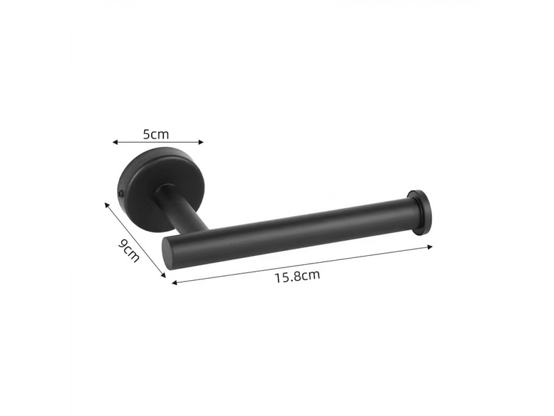  Porte-serviettes et porte-rouleau de toilette en acier inoxydable perforé pour salle de bain ou cuisine - support mural (lot de 2,doré)  - Conforama D