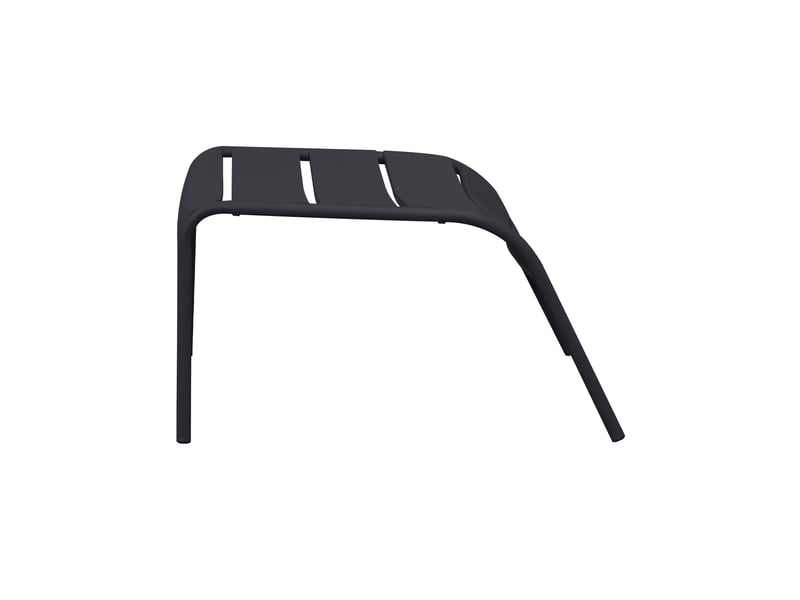 Fauteuil relax de jardin en métal avec repose pieds gris - baca - Conforama E