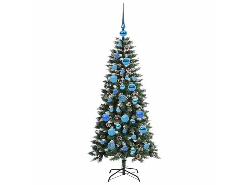  Sapin de noël artificiel, arbre de noël vert 120 cm pvc, plastique et acier shl7349  - Conforama D