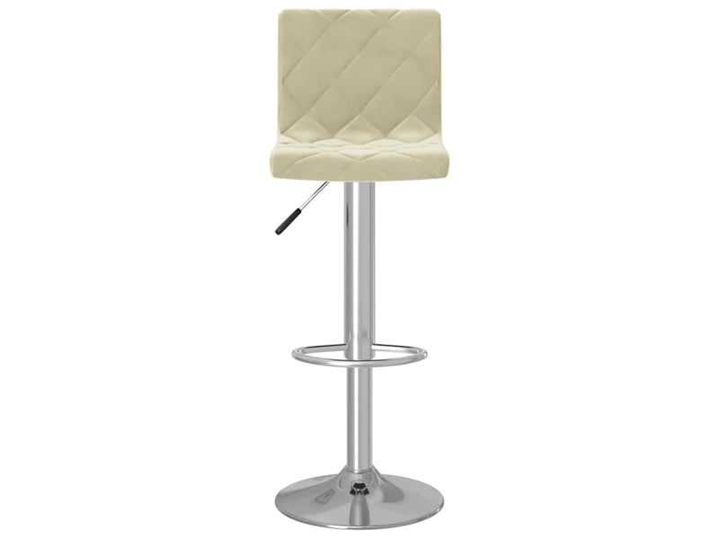  Lot de 2 tabouret de bar, chaise de bar crème velours shl3105  - Conforama D