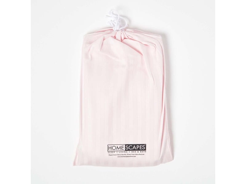  Homescapes parure de lit enfant en coton égyptien 330 fils rose, 120 x 150 cm  - Conforama D