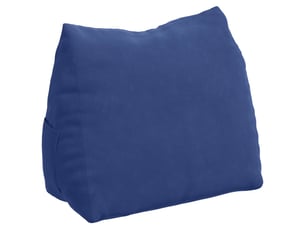 Coussin de dos, coussin de dossier bleu police 60 x 20 x 50 cm cf54569