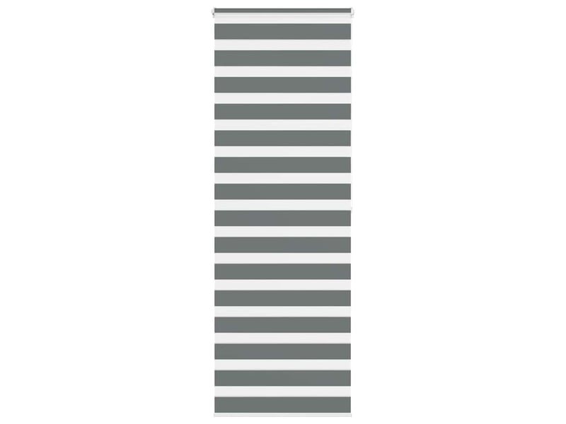  Store zèbre, store de fenêtre gris foncé largeur du tissu 85,9 cm polyester cf48632  - Conforama B
