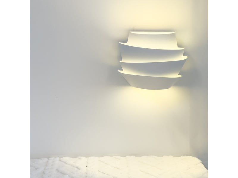  Applique murale intérieure, lampe murale design wave light avec 2 ampoules led g9 lumière chaude 7914674590 - Conforama B
