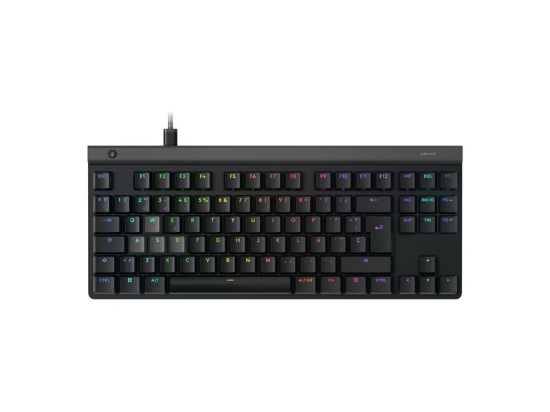 Clavier et souris logitech 920-013857 noir espagnol qwerty  - Conforama A