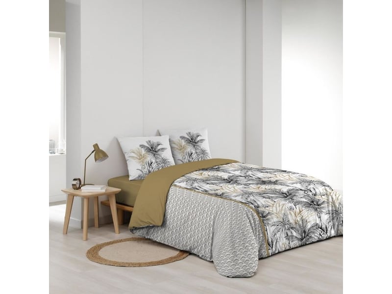 Housse de couette 260x240 + 2 taies dakar  coton  - Conforama B