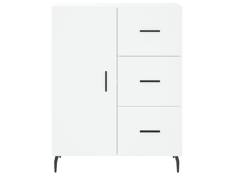  Buffet - bahut - meuble de rangement blanc 69,5x34x90 cm bois d'ingénierie  - Conforama E
