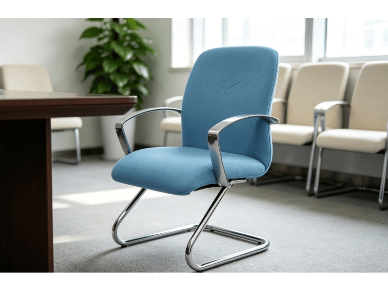  Fauteuil de réception caudete piqueras y crespo sky blue 61 x 85 cm bleu ciel - tissu avec accoudoirs fixes S5704243 - Conforama D