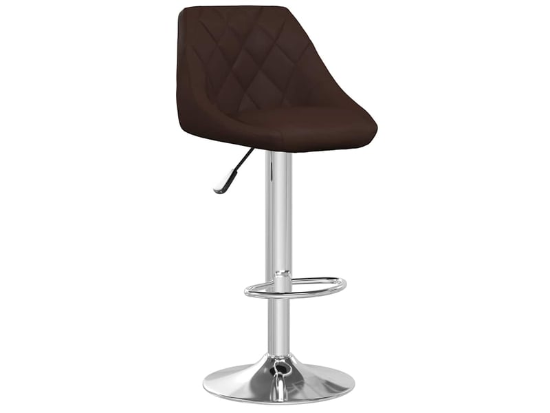  Lot de 2 tabouret de bar, chaise de bar marron similicuir shl53363  - Conforama C