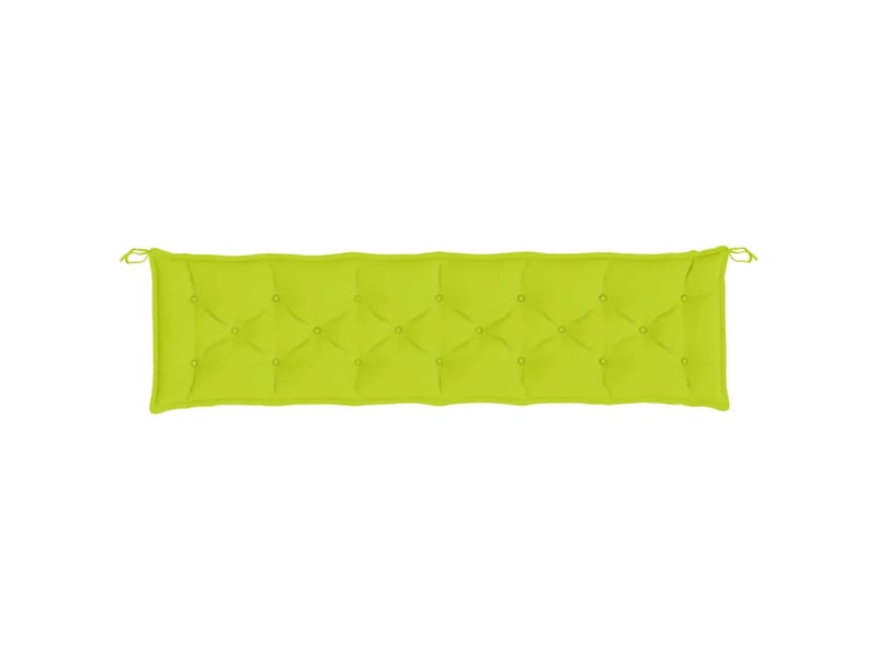  Lot de 2 coussins de banc de jardin, coussins d'assise vert vif tissu oxford cf58710  - Conforama E