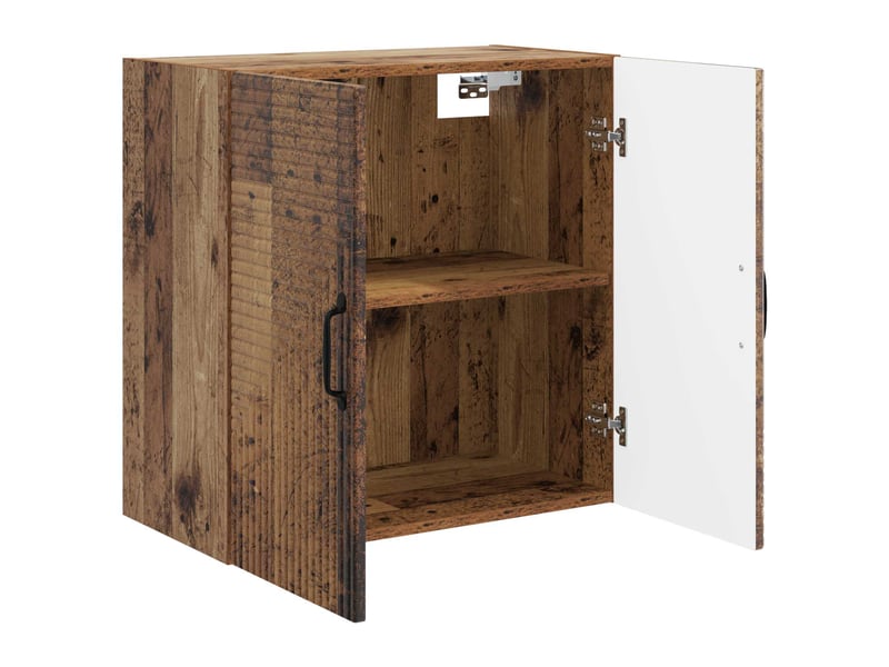  Armoire murale salon, meuble de rangement bois ancien 59x31x60cm bois d'ingénierie shl2185  - Conforama C
