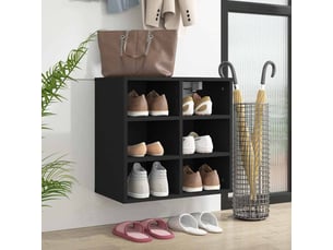 Meuble à chaussures 3 paire(s)  <strong></strong>  <strong></strong> coloris noir