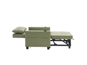 Fauteuil convertible <strong>WISHDOR</strong> Tissu vert