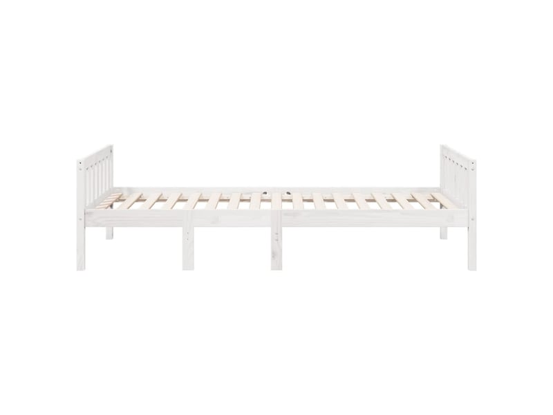 Lit pour enfants - lit jeune sans matelas blanc 80x200cm bois de pin massif  - Conforama E