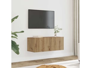 Meuble tv coloris bois clair  <strong></strong>  <strong></strong>