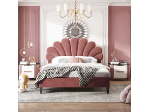 Lit 2 places 140x200 cm COVREO    coloris rouge