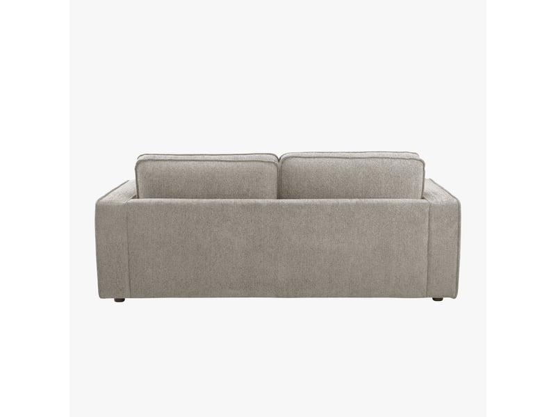  Canapé 3 places en tissu taupe  - Conforama E