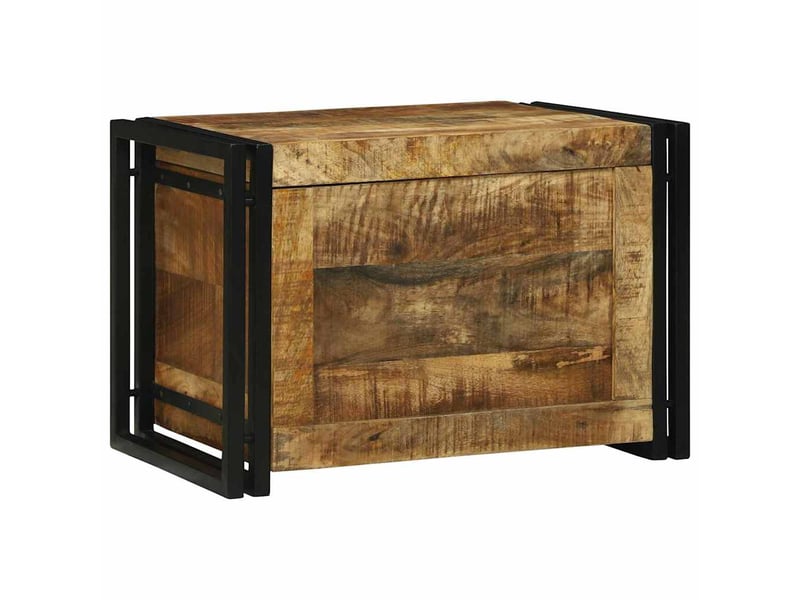  Boîte de rangement, coffre de rangement marron et noir 60x40x41 cm  - Conforama D