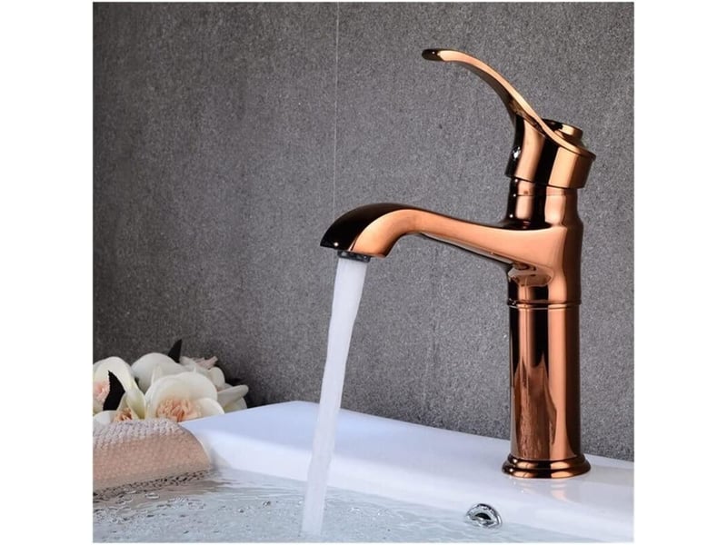  Robinet de lavabo robinet de lavabo supérieur et inférieur de lavabo européen antique  - Conforama B