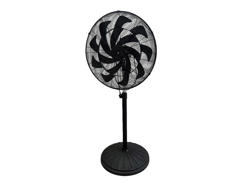  Ventilateur sur pied industriel fabrilamp centurion 300 w noir 1 vitesse ø 65 cm orientable 241441009 - Conforama C