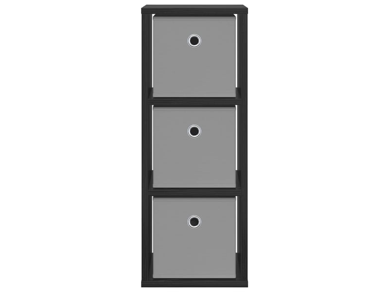  Buffet - bahut - meuble de rangement avec tiroir chêne noir 25,5 x 22 x 69,5 cm  - Conforama E