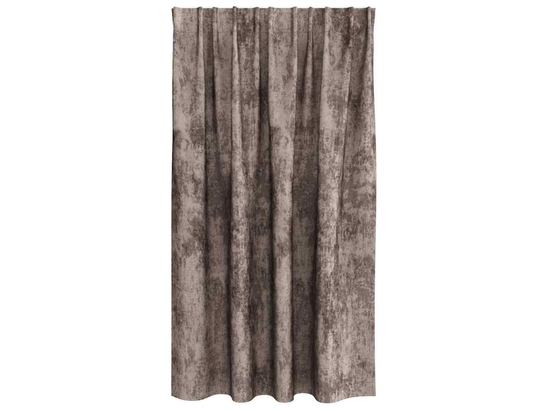  Lot de 2 rideaux en velours, rideaux de fenêtre cappuccino 140 x 140 cm velours cf44154  - Conforama D