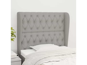 Tete de lit A poser largeur 93 cm <strong></strong> <strong></strong> argenté