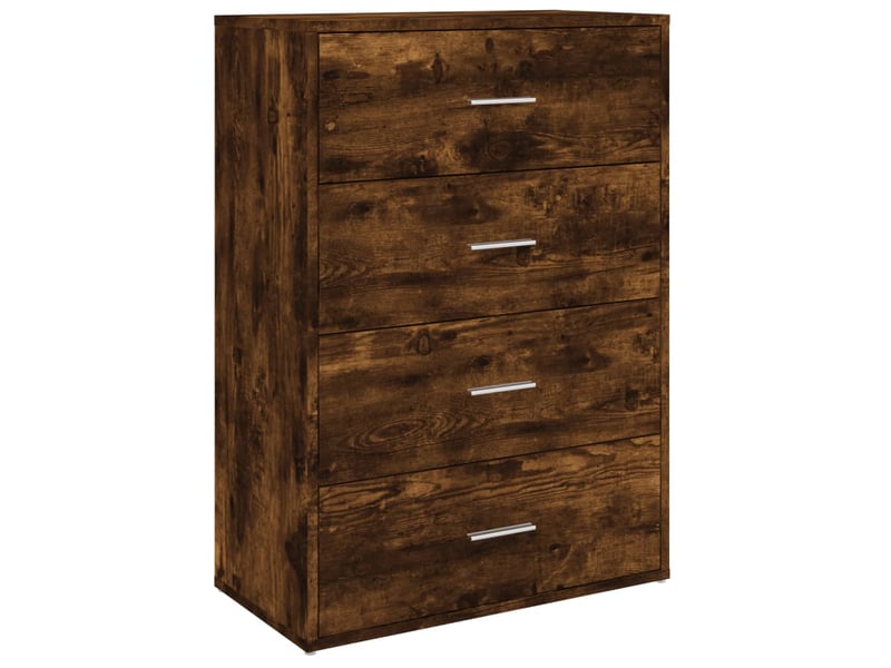  Buffets 2 pcs - bahut - meuble de rangement chêne fumé 60x31x84 cm bois d'ingénierie  - Conforama D