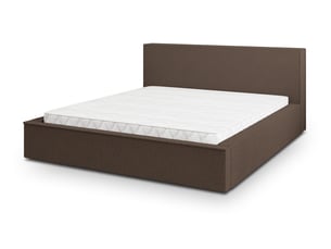 Lit coffre 180x200 cm <strong>MASSENO</strong>  <strong></strong> coloris marron