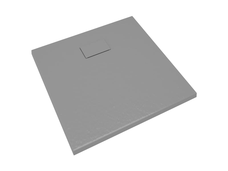  Receveur de douche salle de bain smc 90 x 90 cm gris 02_0001975  - Conforama D