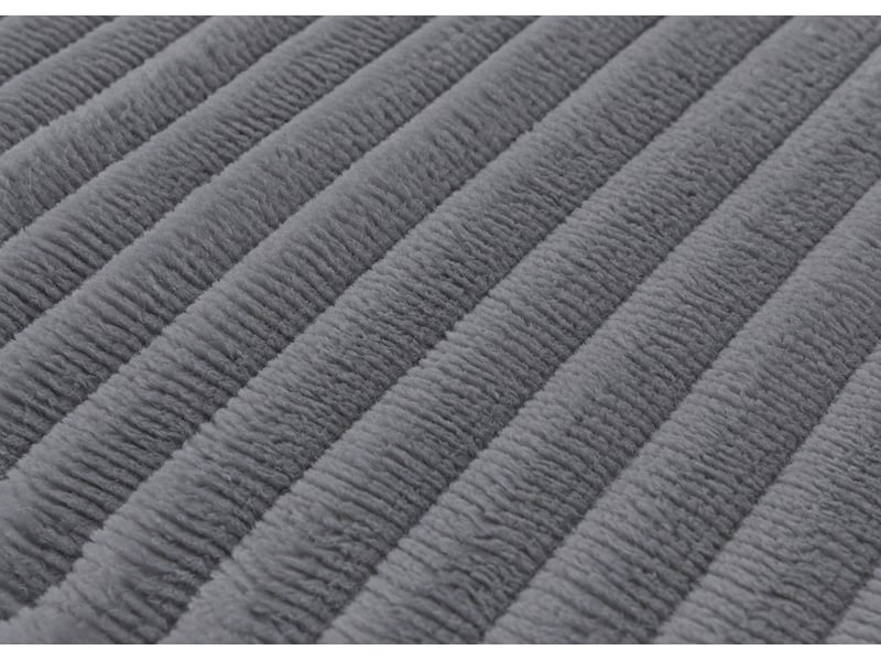 Fauteuil hwc-r34, fauteuil lounge, fauteuil relax, fauteuil rembourré, fauteuil de cocktail, tissutextile en velours (300 gm²) - gris foncé - Conforama D