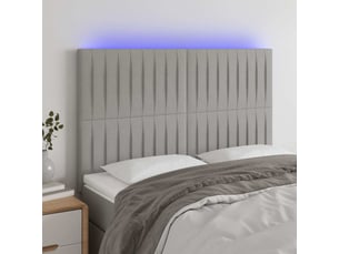 Tete de lit A poser largeur 144 cm <strong></strong> <strong></strong> argenté