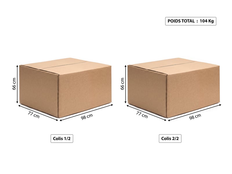Canapé droit relax électrique 3 places BESTA coloris gris - Conforama Q