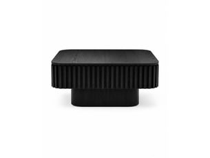 Table basse carré(e) coloris noir OSUPNESSEE  - 75 cmx75 cm