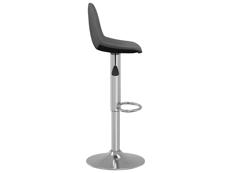  Lot de 2 tabouret de bar, chaise de bar gris foncé tissu shl65168  - Conforama D