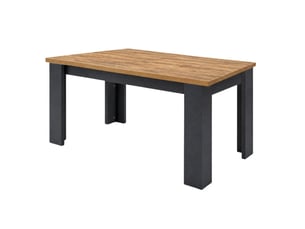 Table allongeable 180230cm aspect bois denver pieds anthracite - colt