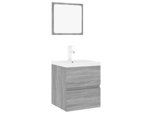 Meubles de salle de bain, armoire salle de bain sonoma gris bois d'ingénierie cf65466