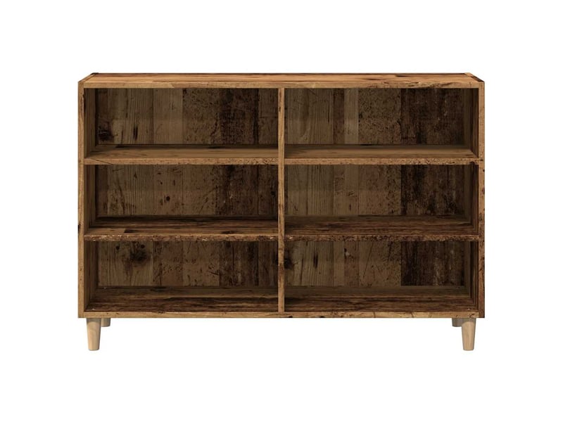  Buffet, meuble de rangement salon vieux bois 103,5x35x70 cm bois d'ingénierie  - Conforama E