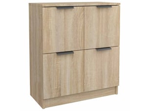 Buffet - bahut - meuble de rangement chêne sonoma 60x30x70 cm bois d'ingénierie