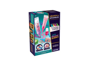 Kit créatif laboratoire pour créer ses surligneurs 7 ans et + avec encre colorée et paillettes