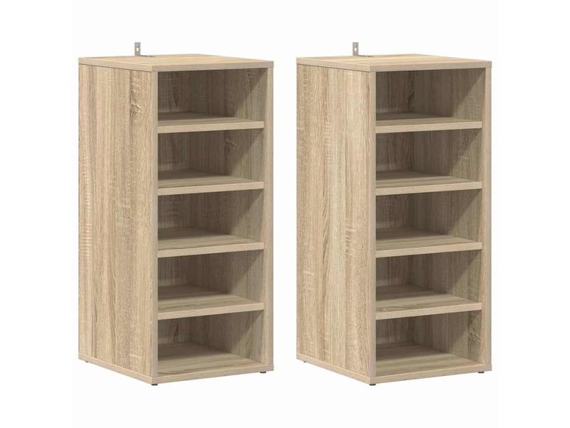  Meuble à chaussures, armoire à chaussures 31,5x35x70 cm chêne sonoma shl1598  - Conforama A