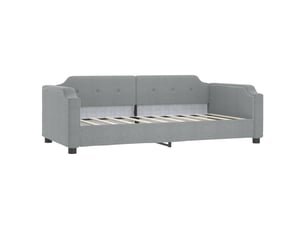 Lit simple 80x200 cm    coloris gris