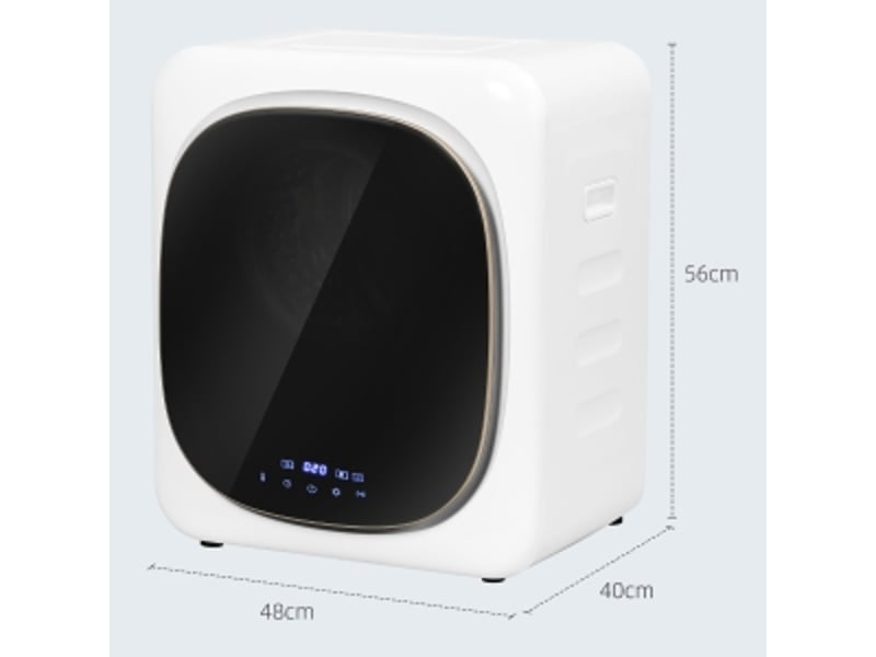 Sèche-linge - 4 kg - programmes de séchage - stainless steel - blanc - 48 x 40 x 56 cm - pose libre - linge quotidien B61-011V90WT - Conforama A