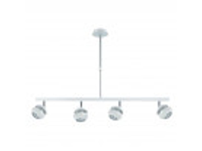  Fabrilamp beethoven, suspension, moderne, 4 x gu10, blancargenté, 44-68 x 80 x 12 cm 142054001 - Conforama B