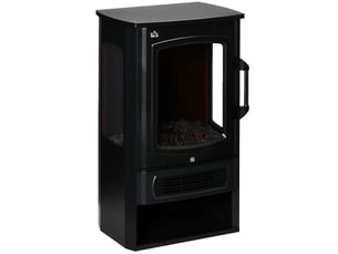 Cheminée électrique led 10002000 w, effet flammes, 2 niveaux de chauffe, 44,5x32x74 cm