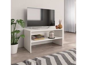 Meuble tv coloris blanc 80 cm