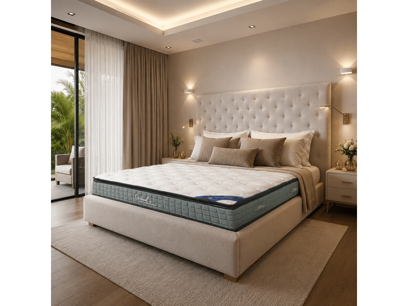  Matelas le concorde à ressorts ensachés – 160x200x25 cm – grand confort &amp; soutien ferme  - Conforama E