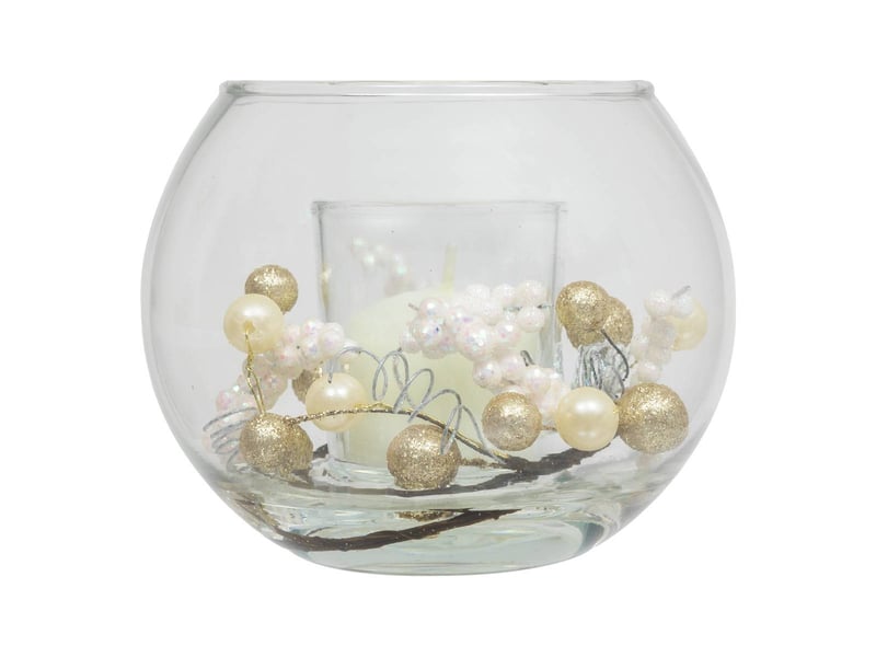  Bougie boule verre décorative  - Conforama A