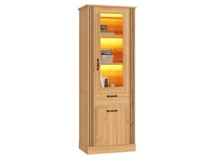 Buffet 2 porte(s) 1 tiroir(s) OKWISH - 62 cm coloris naturel
