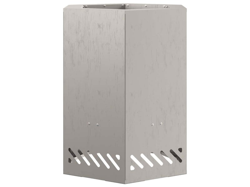  Brasero exterieur, foyer sans fumée rouillé 38x38x51 cm acier patiné shl3636  - Conforama E